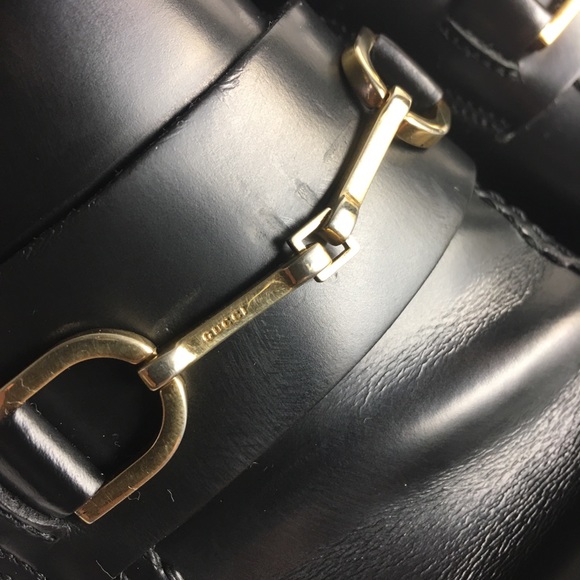 Gucci Made in Italy Calf  Horsebit Loafers 8D - Picture 6 of 8